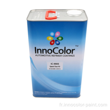 Innocolor Wholesale Rack Paint Automotriz High Gloss 2K Metal Clear Rebating Rebating Car Paint Mélange Système